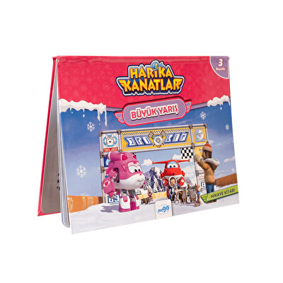 Harika Kanatlar 3D Pop Up Hikâye Kitabı Büyük Yarış