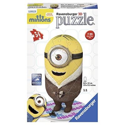 Ravensburger 3D Puzzle Minions B Silly 54 Parça Puzzle
