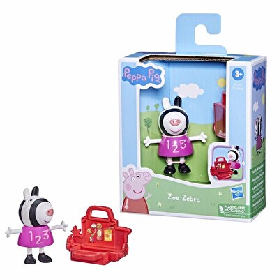 Peppa Pig ve Arkadaşları Sürpriz Tekli Figür Zoe Zebra F2207