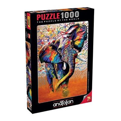 Anatolian 1000 Parça Puzzle Afrika Renkleri