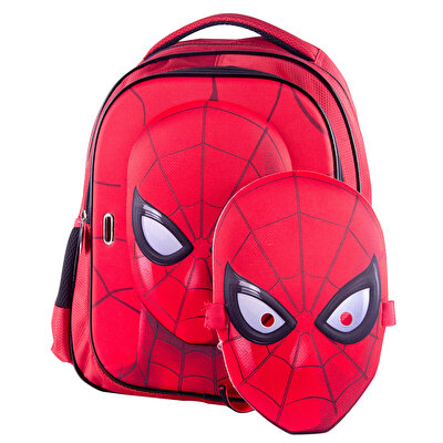 Spider Man Maskeli Okul Çantası 88979