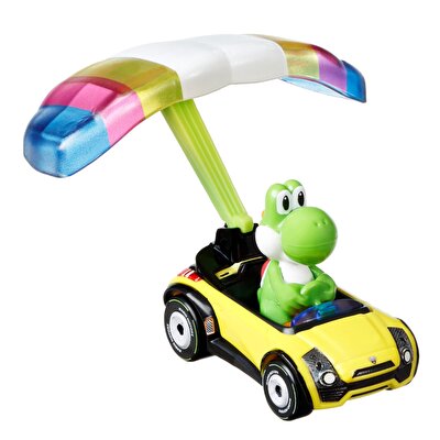 Hot Wheels Mario Kart Planörlü Araçlar Yoshi GVD32