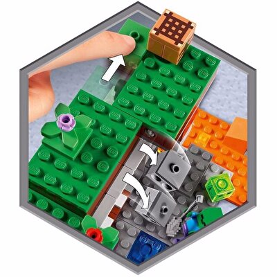LEGO Minecraft Terk Edilmiş Maden 21166