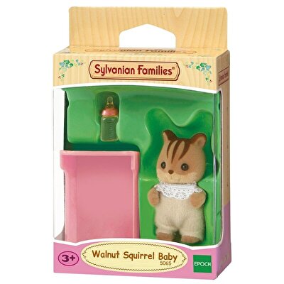 Sylvanian Families Kahverengi Bebek Sincap ve Beşik