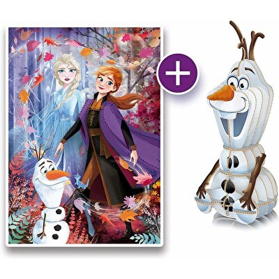 Clementoni 109 Parça Puzzle 3D Model Frozen 2