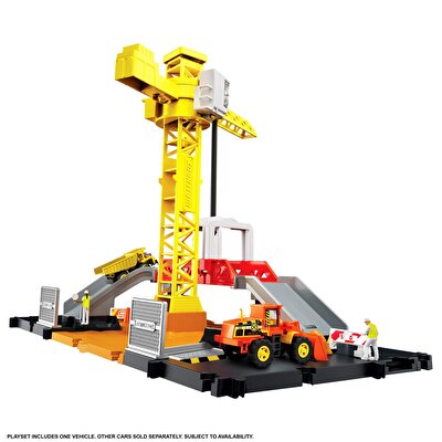 Matchbox Aksiyon Sürücüleri İnşaat Alanı Oyun Seti HDL33