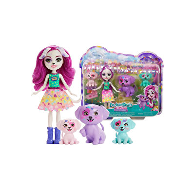 Enchantimals Aile Serileri Oyun Seti Dessa Dalmaçyalı Ailesi HKN14