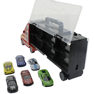 Taşınabilir Die Cast Metal Araçlı Kamyon LH500