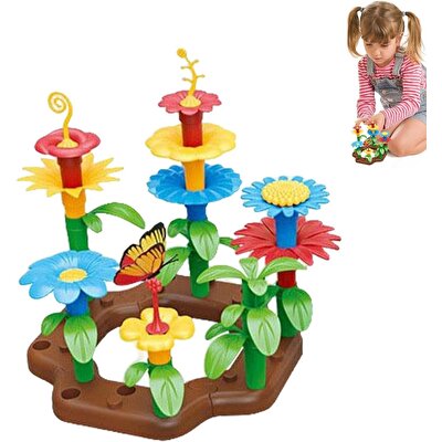 Bahçe Çiçek Yapım Seti 76 Parça