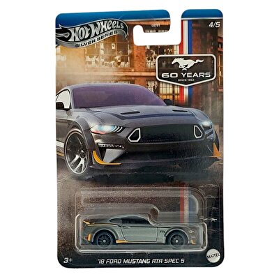 Hot Wheels Silver Series Araba 18 Ford Mustang RTR Spec 5 JBY53
