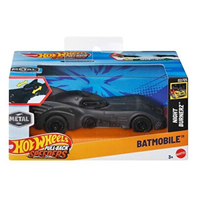 Hot Wheels Pull-Back Speeders 1:43 Arabalar Batmobile HWH44