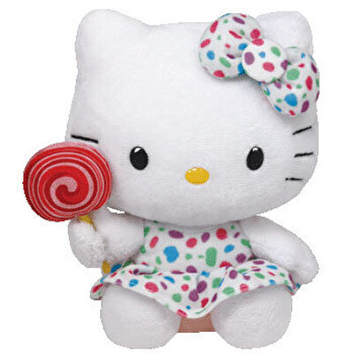 TY Beanie Babies Hello Kitty Lollipop Peluş 15 cm.