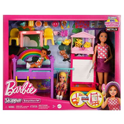 Barbie Skipper Bebek Bakıcılığı Eğlencesi Oyun Seti HND18