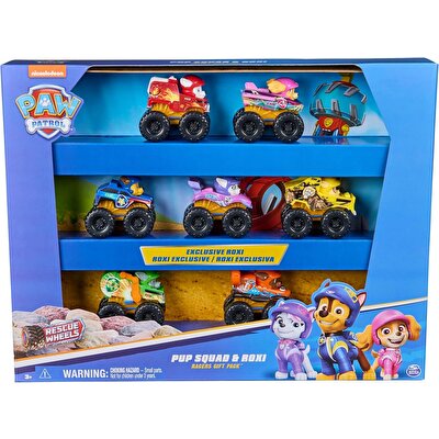 Paw Patrol Rescue Wheels 7’li Pup Squad Racers Seti