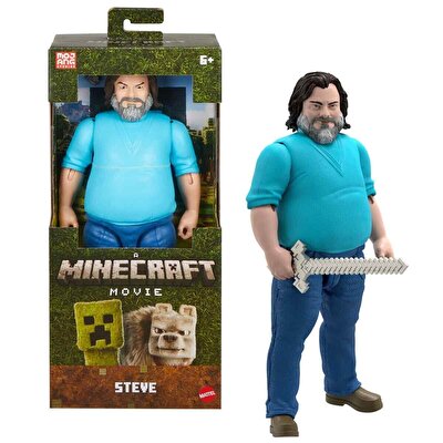 Minecraft Filmi Büyük Aksiyon Figürü Steve 30 Cm JGG67
