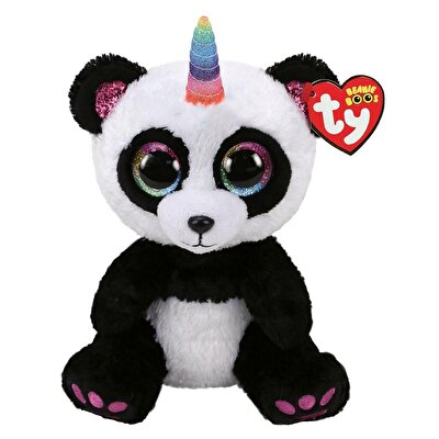 Ty Beanie Boos Paris Tek Boynuzlu Panda 24 cm.