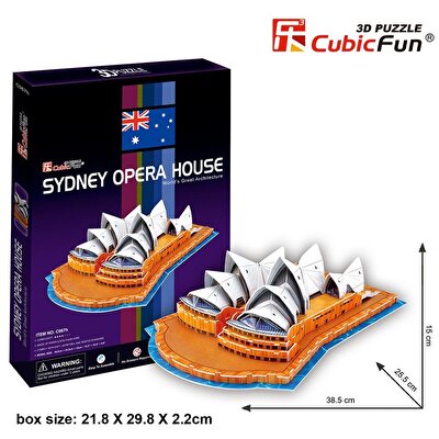 Cubic Fun 3D Puzzle Sydney Opera Binası Avustralya