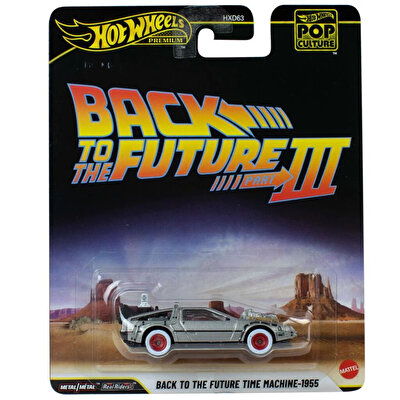 Hot Wheels Pop Culture Premium Arabalar Back To The Future Time Machine 1955 JHW94