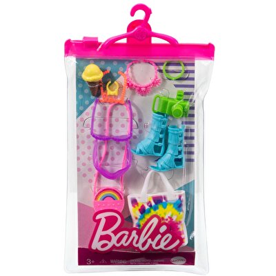 Barbie'nin Moda Aksesuarları Paketi Mor Maskeli HBV43