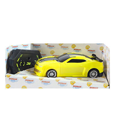 Uzaktan Kumandalı Robot Olan Sarı-Siyah Araba
