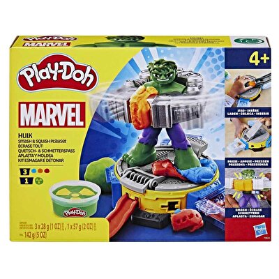 Play Doh  Marvel Hulk Ez ve Sıkıştır Oyun Hamuru Seti F9826