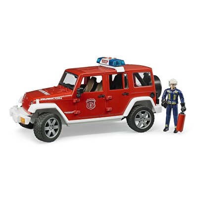 Bruder Jeep Wrangler Rubicon İtfaiye Ve İtfaiyeci BR02528