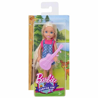 Barbie Kampta Serisi Chelsea Bebek ve Aksesuarı Gitarlı Bebek DYX05