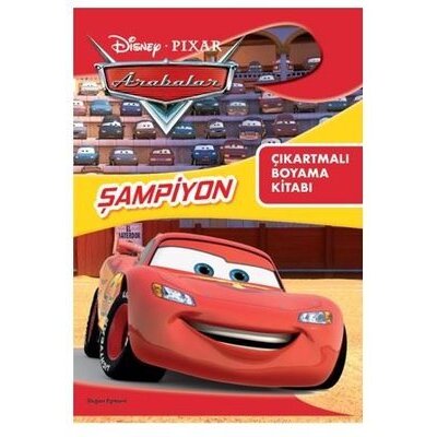 Disney Pixar Arabalar Şampiyon Çıkartmalı Boyama Kitabı