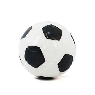 Kauçuk 9 Cm Top Beyaz Futbol