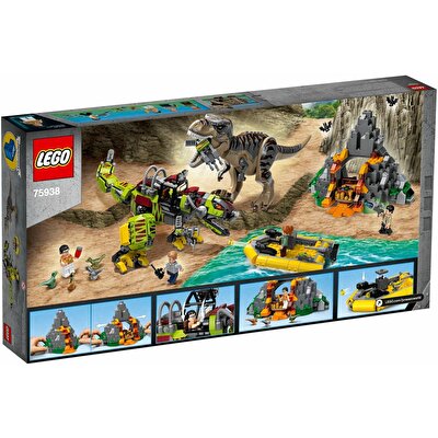 LEGO® Jurassic World T. Rex ile Dinozor Robotu Savaşı 75938