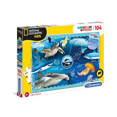Clementoni National Geographic Kids Ocean Explorer Puzzle 104 Parça