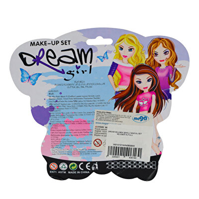 Kelebek Şekilli Kutulu Makyaj Seti