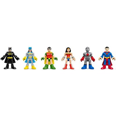 Imaginext DC Super Friends Batman Efsane Karakterler 6'lı Figür Seti Kahramanlar FGC44