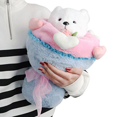 Çiçek Buketi Ayıcıklı Peluş