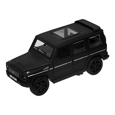 Sesli Işıklı Metal Çek Bırak Jeep Siyah