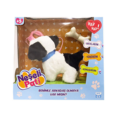 Neşeli̇ Pati Siyah Beyaz Köpek