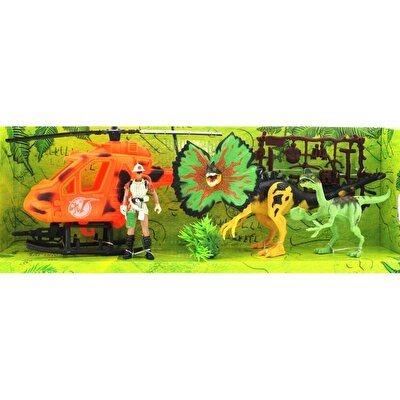 Dinozor Avcısı Helikopterli Oyun Seti D12460