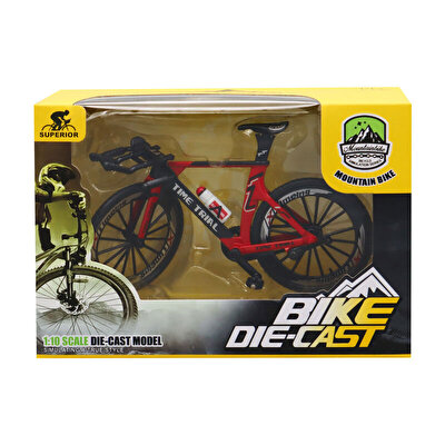 1:10 Die Cast 8A Kırmızı Dağ Bisikleti
