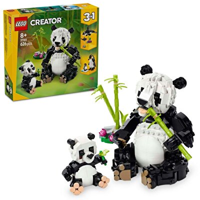 LEGO Creator 3'ü 1 Arada Vahşi Hayvanlar: Panda Ailesi 31165