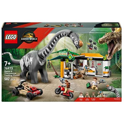 LEGO Jurassic World Raptor ve Titanosaurus Takip Görevi 76973