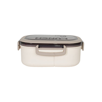 Meysa iki Hazneli Beslenme Kabı Krem