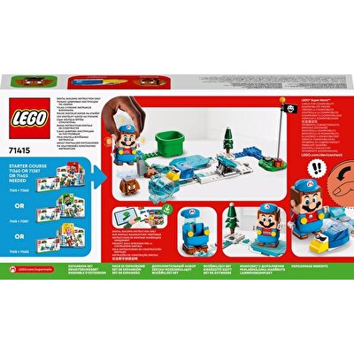 LEGO Super Mario Ice Mario Kostümü ve Frozen World Ek Macera Seti 71415