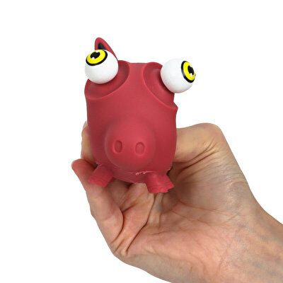 Stres Giderici Squeeze Hayvanlar Kırmızı Domuz