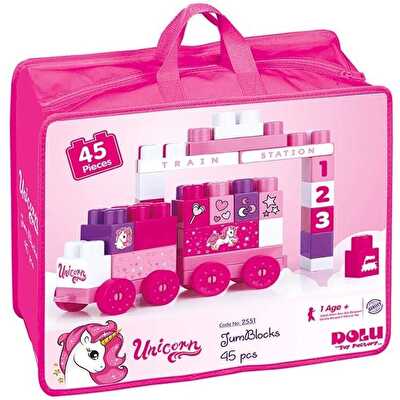 Unicorn Çantalı Mega Blok 45'li