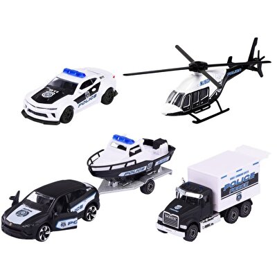 Majorette Police Force 4'lü Koleksiyon Paketi