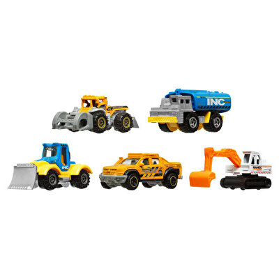 Matchbox Beşli Araba Seti Mbx Construction VII JBX40