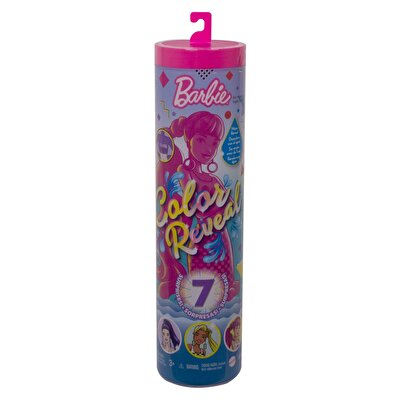 Barbie Color Reveal Renk Değiştiren Sürpriz Renk Bloklu Bebekler GWC56