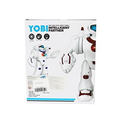 Sesli Ve Işıklı Savaş Robotu Mavi