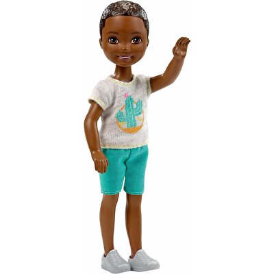 Barbie Chelsea Kaktüs Desenli Tişörtlü Erkek Bebek FHK94