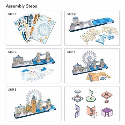 Cubic Fun London 107 Parça 3D Puzzle
